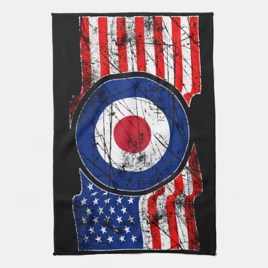 Mod Target Mods USA Target Roundel Theedoek (Verticaal)