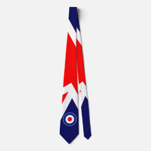 Mod Target on UK Flag Stropdas
