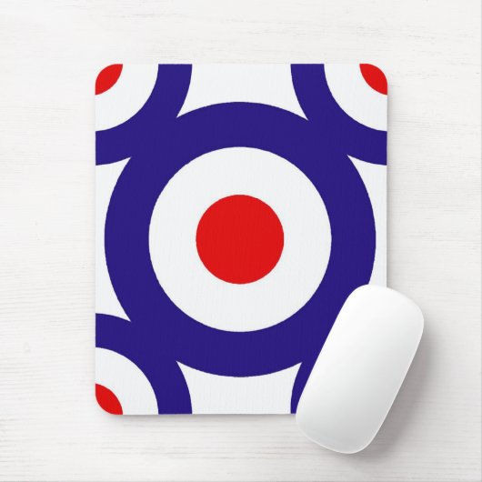 Mod Target Pattern Mousepad Muismat (Met muis)