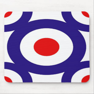 Mod Target Pattern Mousepad Muismat