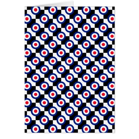 Mod Target Pattern Polka Dots Mode Vintage (Voorkant)