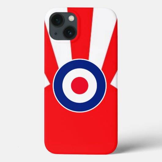 MOD Target Roundel op Sunburst Case-Mate iPhone Case (Achterkant)