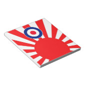 MOD Target Roundel over de crisis in Japan Notitieblok (Schuin)