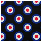 Mod Target Roundel Polka Dots Mode UK Stof (Swatch)
