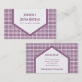 Mod Tegels Visitekaartje, lavender Visitekaartje (Voorkant / Achterkant)