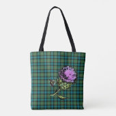 Mod Thistle and Bee Tote Bag (Achterkant)