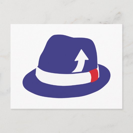 Mod Trilby Briefkaart (Voorkant)