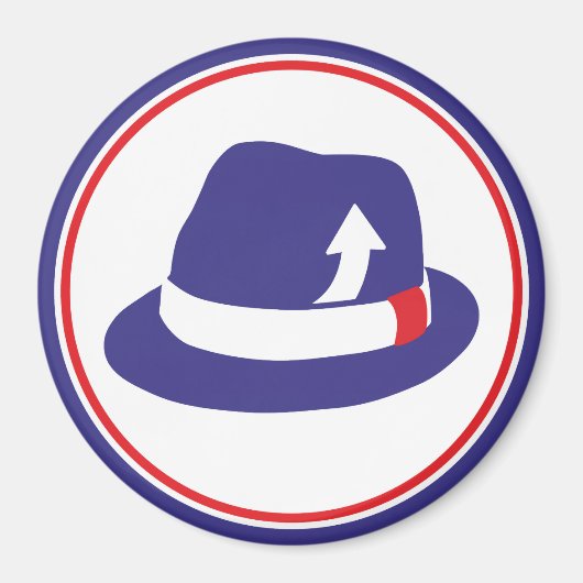 Mod Trilby Magneet (Voorkant)