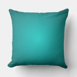 Mod Turquoise Dimensional 3D Spectrum Decor Pillow Kussen