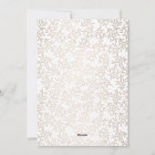 Mod typografie eenvoudig vrolijke roze gouden foto feestdagenkaart (Achterkant)