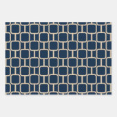 Mod verbindt het Geometrische Patroon Middeleeuwen Inpakpapier Vel (Voorkant 3)