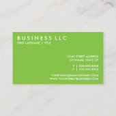 mod vierdelige afsprakenkaart ( groen ) afsprakenkaartje (Achterkant)