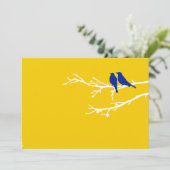 mod vogels kaart (Staand voorkant)