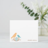 Mod Vogels Nest Flat Dank u Kaarten (Staand voorkant)