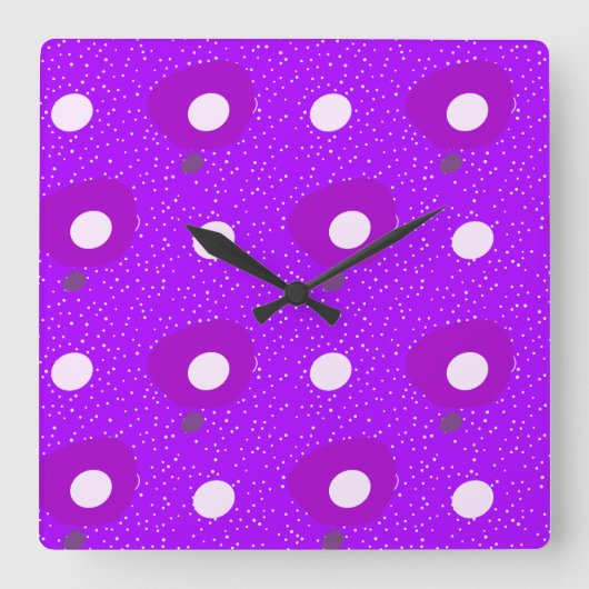 mod-vormen_paarse vierkante klok (Voorkant)