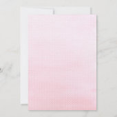 Mod Vrijgezellenfeest Tea Party Pink Invitation Kaart (Achterkant)