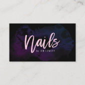 Mod Wash Nail Salon Afspraak Visitekaartje (Voorkant)
