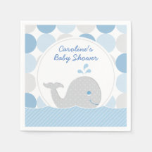 Mod Whale Baby Jongen Douche Blauw & Grijs