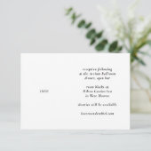 MOD WHITE EN WIJNTULP BRUILOFT INFORMATIEKAARTJE (Staand voorkant)