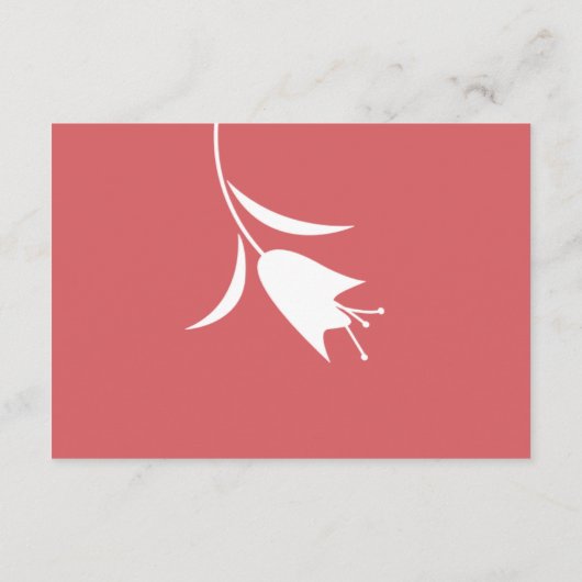 MOD WHITE EN WIJNTULP BRUILOFT INFORMATIEKAARTJE (Achterkant)