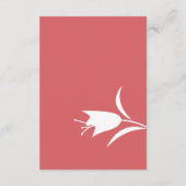 MOD WINE TULP WEDDING INFORMATIEKAARTJE (Achterkant)