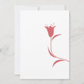 MOD WINE TULP WEDDING KAART (Achterkant)