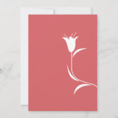 MOD WINE TULP WEDDING KAART (Achterkant)