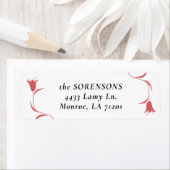 MOD WINE TULP WEDDING Retour Adres Label (Insitu)