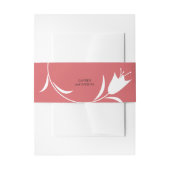 MOD WITTE TULP BRUILOFT UITNODIGINGEN WIKKEL (Voorkant Voorbeeld)