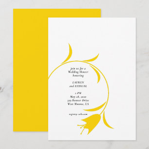 MOD YELLOW TULIP VRIJGEZELLENFEEST KAART