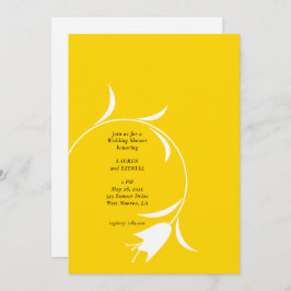 MOD YELLOW TULIP VRIJGEZELLENFEEST KAART