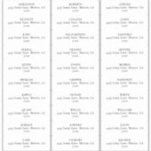 MOD YELLOW TULP BRUILOFT ADRESETIKETTEN STICKER (Voorkant)