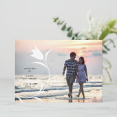 MOD YELLOW TULP WEDDING BEWAAR DE DATUM KAART (Staand voorkant)