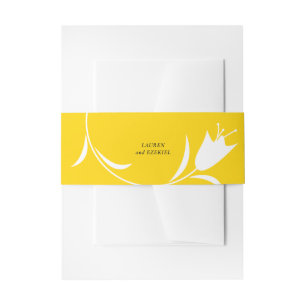 MOD YELLOW TULP WEDDING UITNODIGINGEN WIKKEL