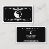 Mod Yin Yang (kleur aanpasbaar) Visitekaartje (Voorkant / Achterkant)