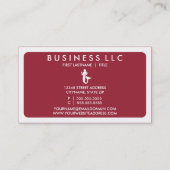 Mod Zeemeermin (kleur aanpasbaar) Visitekaartje (Achterkant)