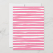 Mod Zwaan | Zwemborrel Verjaardagsuitnodiging Kaart (Achterkant)