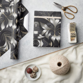 Mod Zwart Wrapping Paper Roll Cadeaupapier
