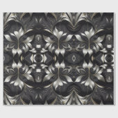 Mod Zwart Wrapping Paper Roll Cadeaupapier (Vlak)