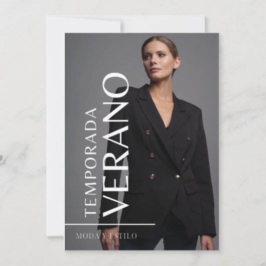 Moda diseño kaart (Voorkant)