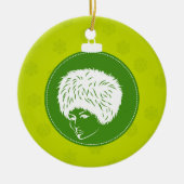 Modachtig Limoen kerstfeest Keramisch Ornament (Voorkant)