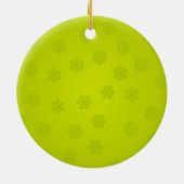 Modachtig Limoen kerstfeest Keramisch Ornament (Achterkant)