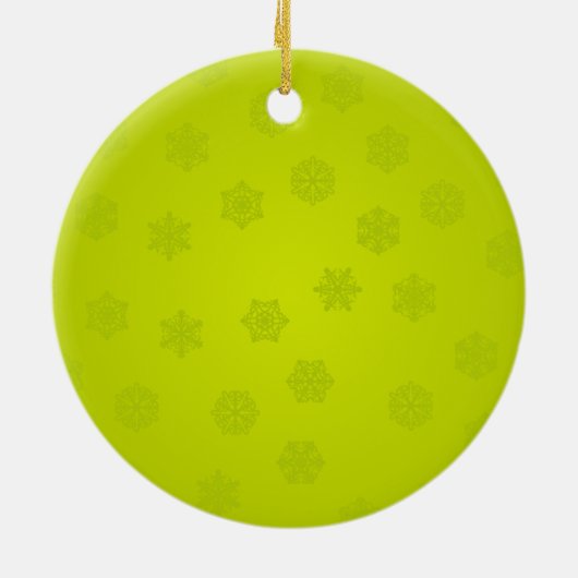 Modachtig Limoen kerstfeest Keramisch Ornament (Achterkant)