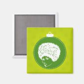 Modachtig Limoen kerstfeest Magneet (Voorkant / Achterkant)