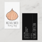 Modak Coconut Mithai Indian Sweet Pastry Chef Visitekaartje (Voorkant / Achterkant)