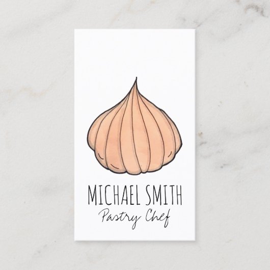 Modak Coconut Mithai Indian Sweet Pastry Chef Visitekaartje (Voorkant)
