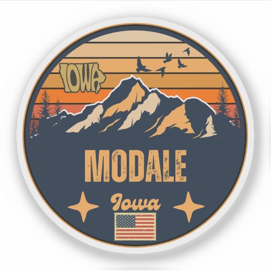 Modale, Iowa Sticker (Voorkant)