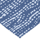 Modder doek Stitch Stripes in Indigo Blue Korte Tafelloper (Hoek)