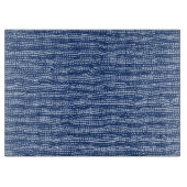 Modder doek Stitch Stripes in Indigo Blue Snijplank (Voorkant)
