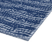 Modder doek Stitch Stripes in Indigo Blue Snijplank (Hoek)